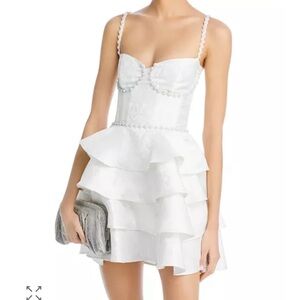 V. Chapman White Mini Dress